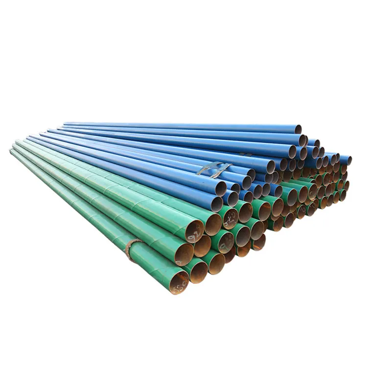 three layers anti-corrosive spiral steel pipe api5l gr.b 3pe erw coated steel pipe